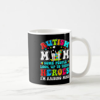 Mug Autisme Maman Élever Héros Mère Fils Autisme Lauré