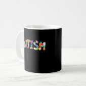 Mug Autisme Maman Sensibilisation sur l'autisme Autism (Devant gauche)