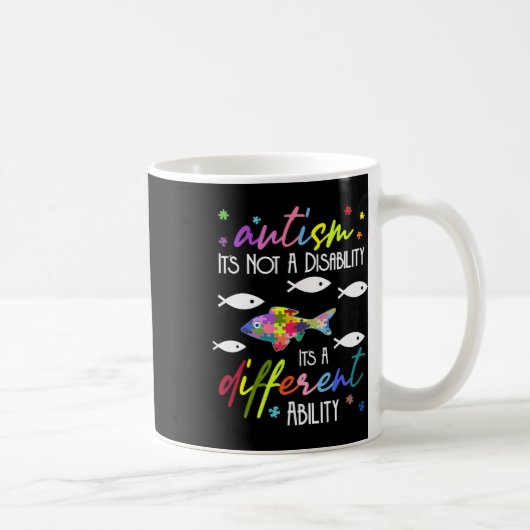 Mug Autisme Pas un handicap C'est une capacité différe (Droite)