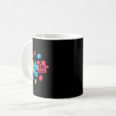 Mug Autisme Pour Les Enseignants Dépenser Des Éléments (Devant gauche)