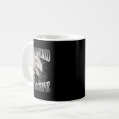 Mug Autisme Powered F#ck Machine Mème Drôle Wolf Autis (Devant gauche)
