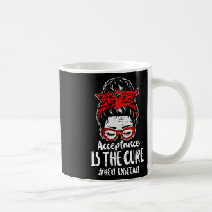 Mug Autisme - Rouge à la place - Acceptation Non Sensi