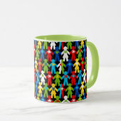Mug Autisme Spectrum Sensibilisation Puzzle Coffee Cup (Devant droit)