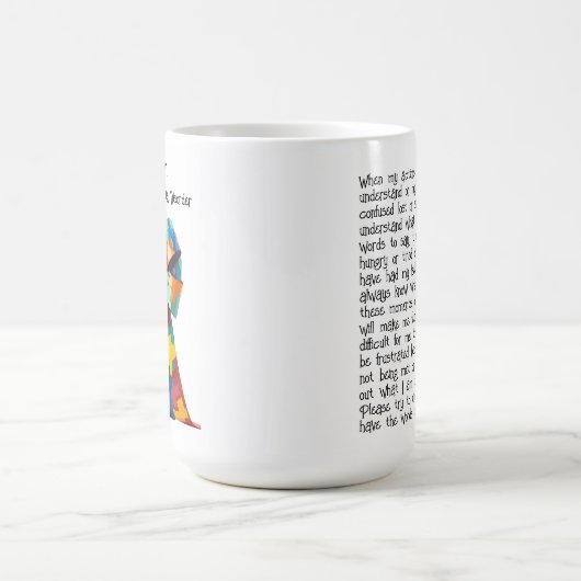 Mug Autisme : Traitement sensoriel Trouble muqueuse (Centre)