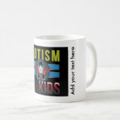 Mug Autisme un blanc 325 ml Mug* blanc classique (Devant droit)