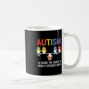 Mug Autisme Voir Le Monde Sous Un Angle Différent Coup