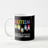 Mug Autisme Voir Le Monde Sous Un Angle Différent Coup (Gauche)