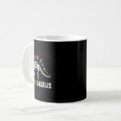 Mug Autismsaurus Dinosaure Garçons Enfants Tout-Petit (Devant gauche)