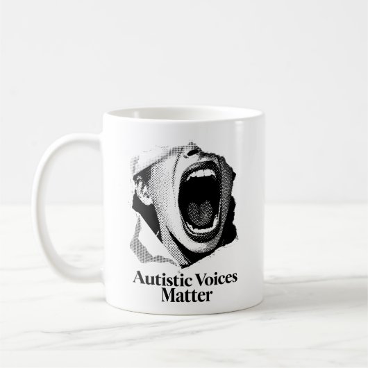 Mug Autistic Voices Matter | Conception de l'écran de  (Gauche)