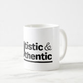 Mug Autistique et authentique (Devant droit)