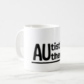 Mug Autistique et authentique (Devant gauche)