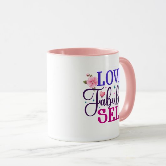 Mug auto-amour (Devant droit)