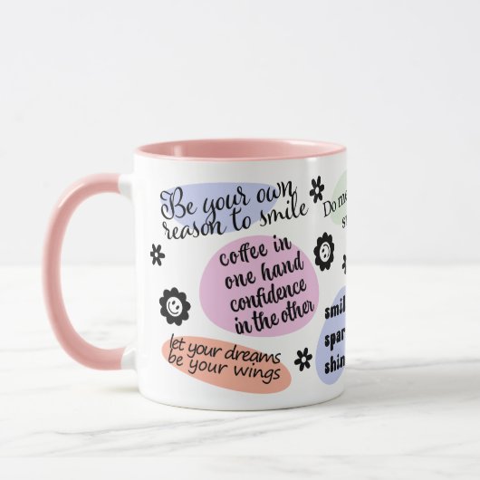 Mug Auto-amour Santé mentale Musique (Gauche)