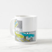 Mug Auto et roue (Devant gauche)
