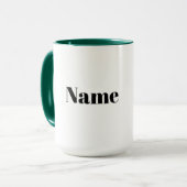 Mug Auto-Mécanique Homme Personnalisé (Devant gauche)