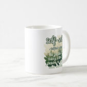 Mug Auto-soins définition esthétique vert amour soi-mê (Devant droit)