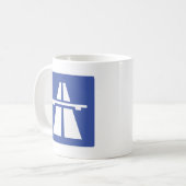 Mug Autobahnschild (Devant gauche)