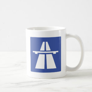 Mug Autobahnschild