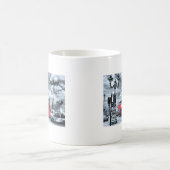 Mug AUTOBUS de LONDRES dans noir et le blanc (St.K) (Centre)
