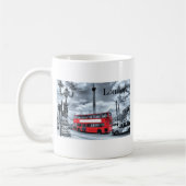 Mug AUTOBUS de LONDRES dans noir et le blanc (St.K) (Gauche)