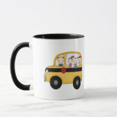 Mug Autobus scolaire avec le T-shirts et les cadeaux (Gauche)
