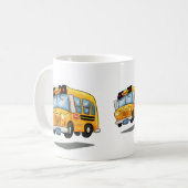 Mug Autobus scolaires de dessin animé (Devant gauche)