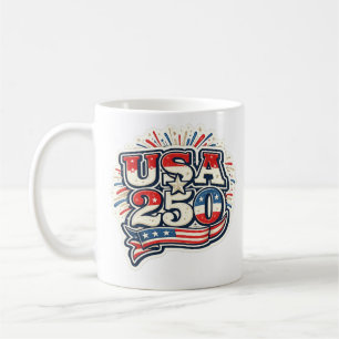 Mug Autocollant 250e anniversaire des États-Unis – Pat