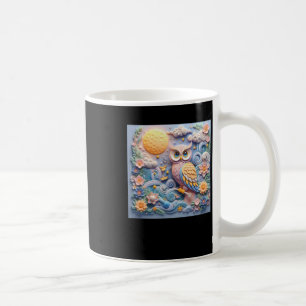 Mug Autocollant 3d Owl #12