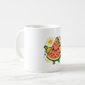Mug Autocollant de bras gonflable tranche de pastèque  (Devant gauche)