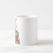 Mug Autocollant de cabine de relaxation de capybara -  (Centre)