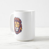 Mug autocollant de lion (Devant gauche)