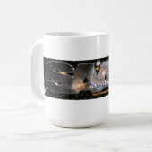 Mug autocollant de logo SAAA (Devant gauche)