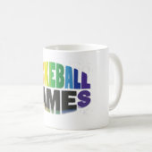 Mug Autocollant de pickleball (Devant droit)