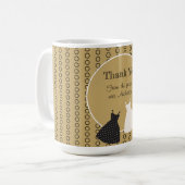 Mug Autocollant d'illustration de douche de mariée mig (Devant gauche)