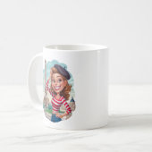 Mug Autocollant Emily em Paris (Devant gauche)