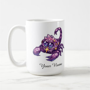 Mug Autocollant personnalisé Scorpion Céleste Zodiaque