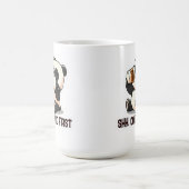 Mug Autocollant premier café Panda (Centre)