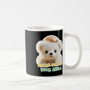 Mug Autocollant Puppy@sortez de votre coquille