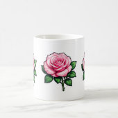 Mug Autocollant transparent rose (Centre)