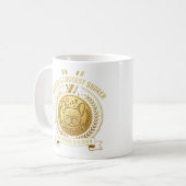 Mug Autocollant Trophée Frenchie Ronfleur le Plus Fort (Devant gauche)