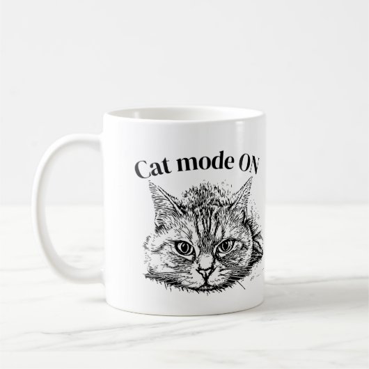 Mug Autocollants de chat (Gauche)