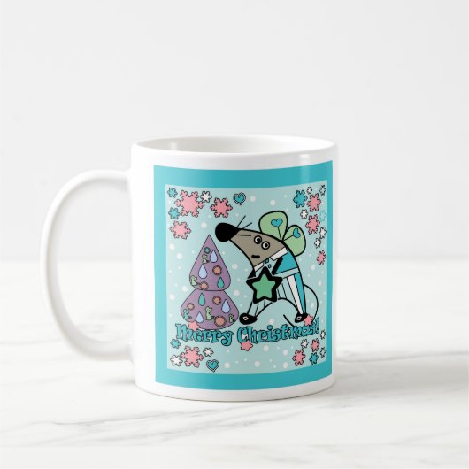 Mug autocollants de Noël, nouvel an (Gauche)