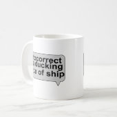 Mug Autocorrect stupide (Devant gauche)