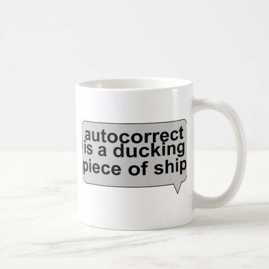 Mug Autocorrect stupide (Droite)