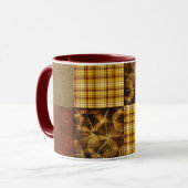 Mug Automne 4 coins 2 Design Tons chauds (Devant gauche)