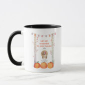 Mug Automne Arbres Citrouille Turquie Thanksgiving Par (Gauche)