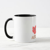 Mug Automne Automne Amusant Maple Leaf Plaisanterie Co (Gauche)