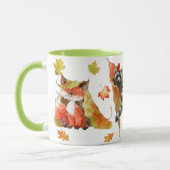 Mug Automne Automne Cute Animaux Clipart (Gauche)