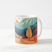 Mug Automne/Automne/feuille/coloré (Devant droit)