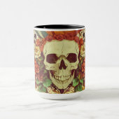 Mug Automne/Automne/Halloween/citrouille/squelette (Centre)